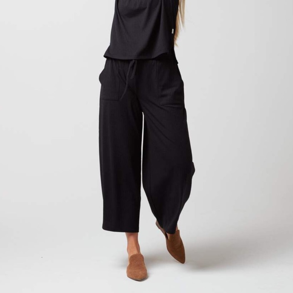 💕NWT DOWNEAST GET SET PANT BLACK S***